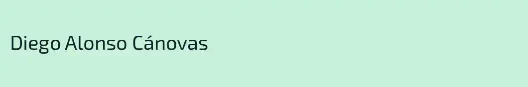 Diego Alonso Cánovas